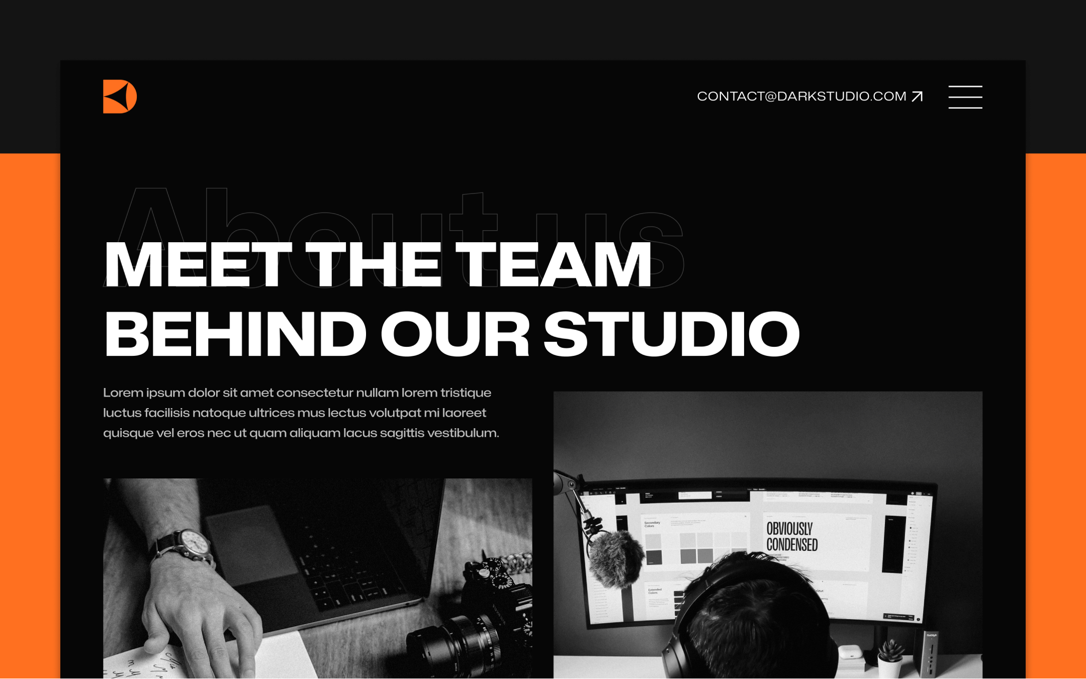 Darkstudio X Webflow Template