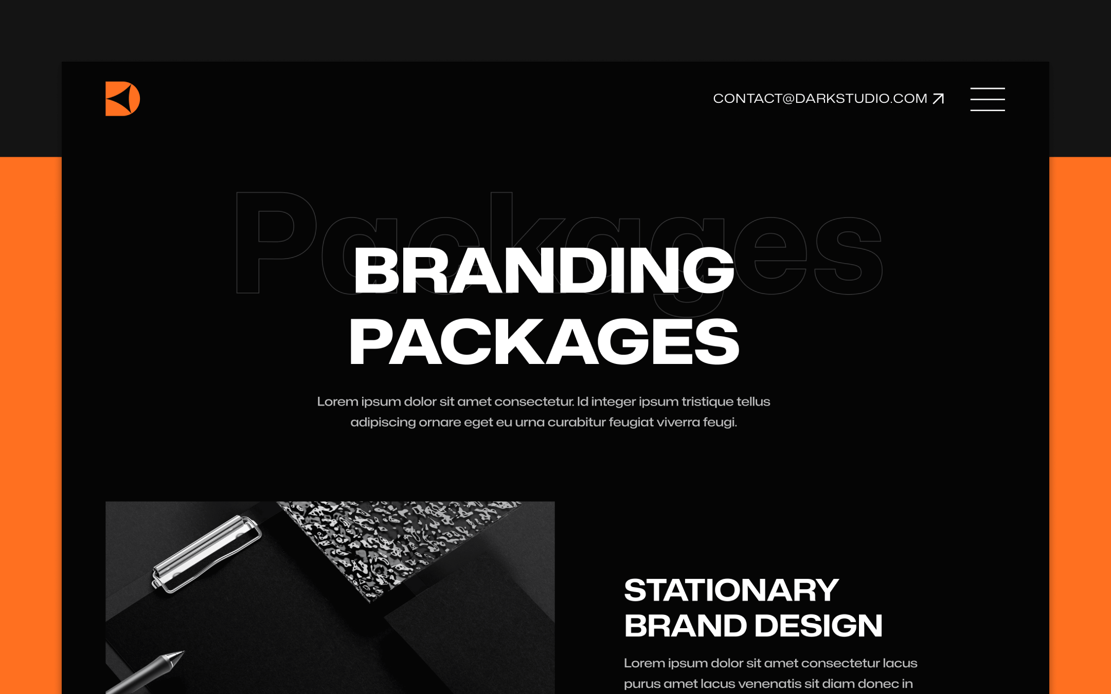 Darkstudio X Webflow Template