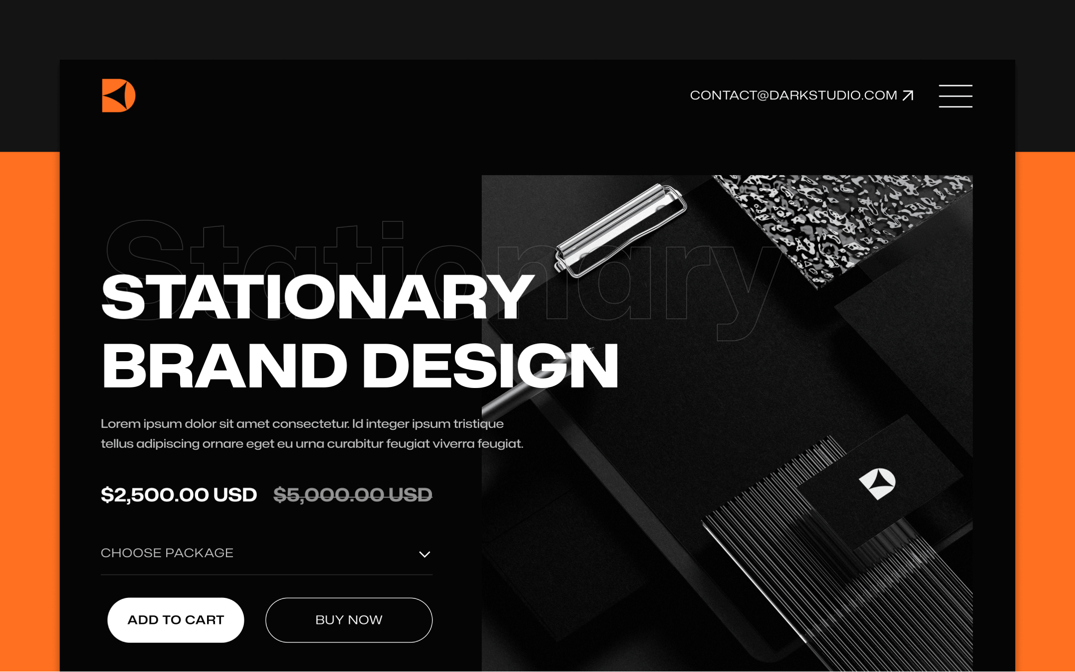 Darkstudio X Webflow Template