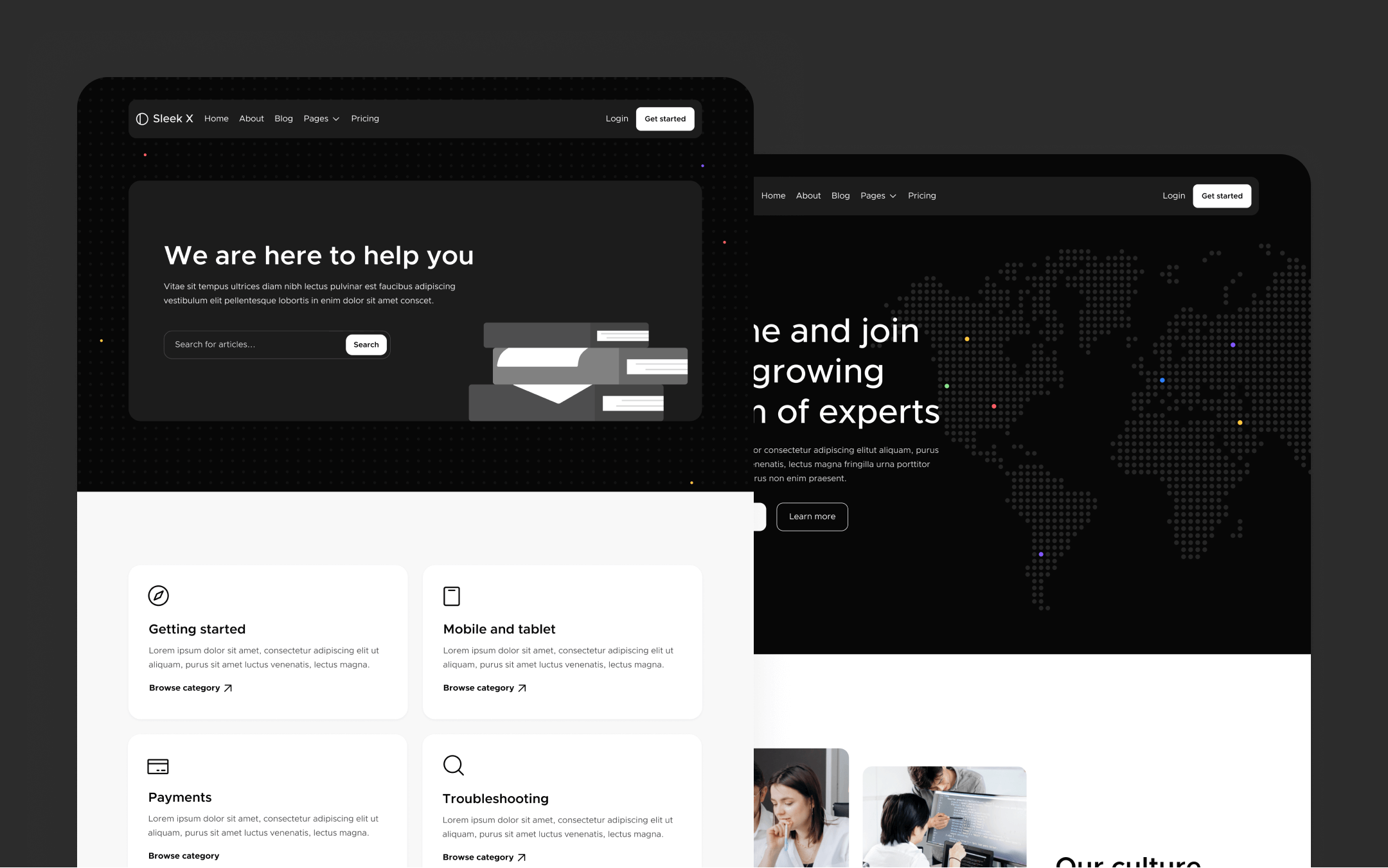 Sleek X Webflow Template