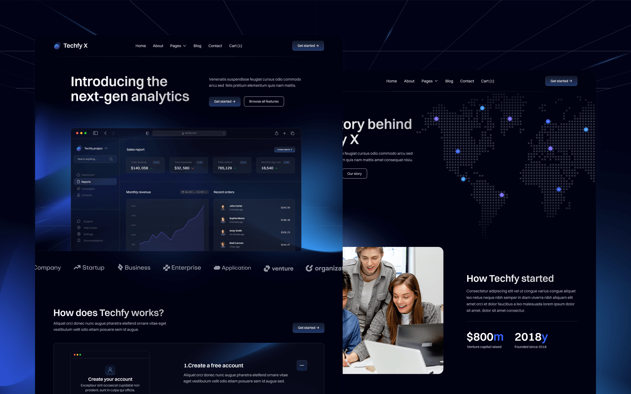 Techfy X Webflow Template