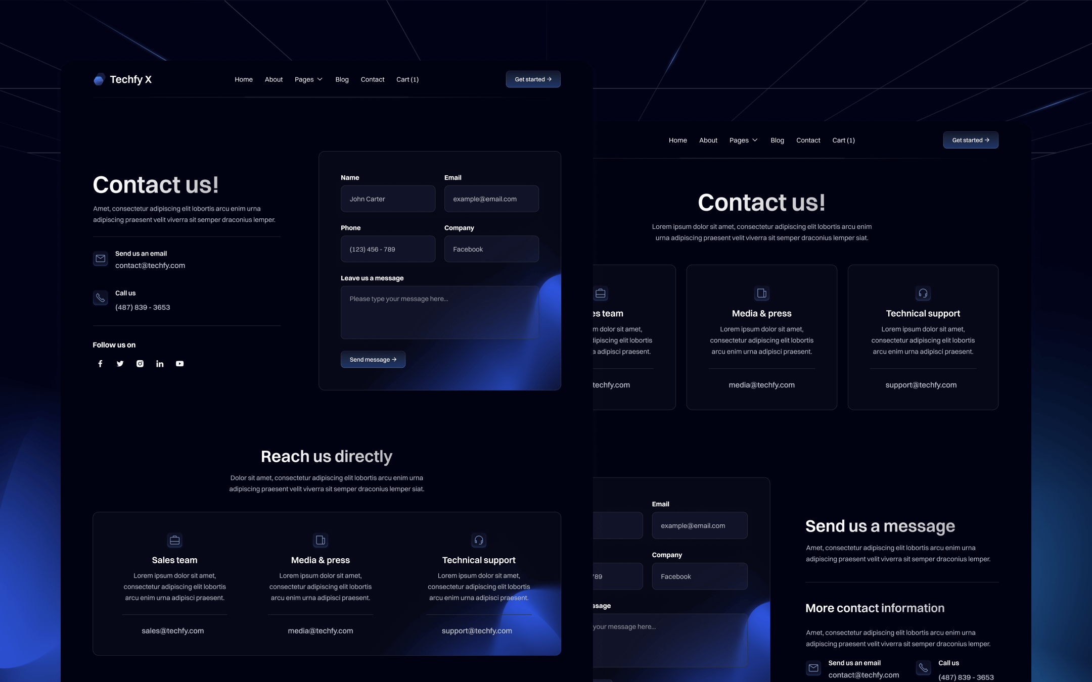Techfy X Webflow Template