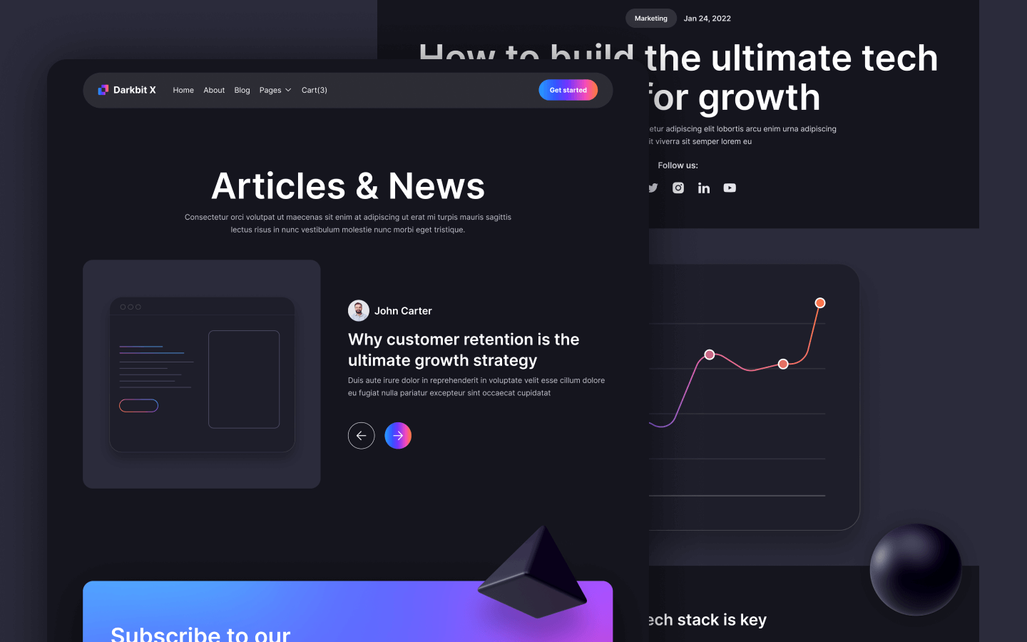 Darkbit X Webflow Template
