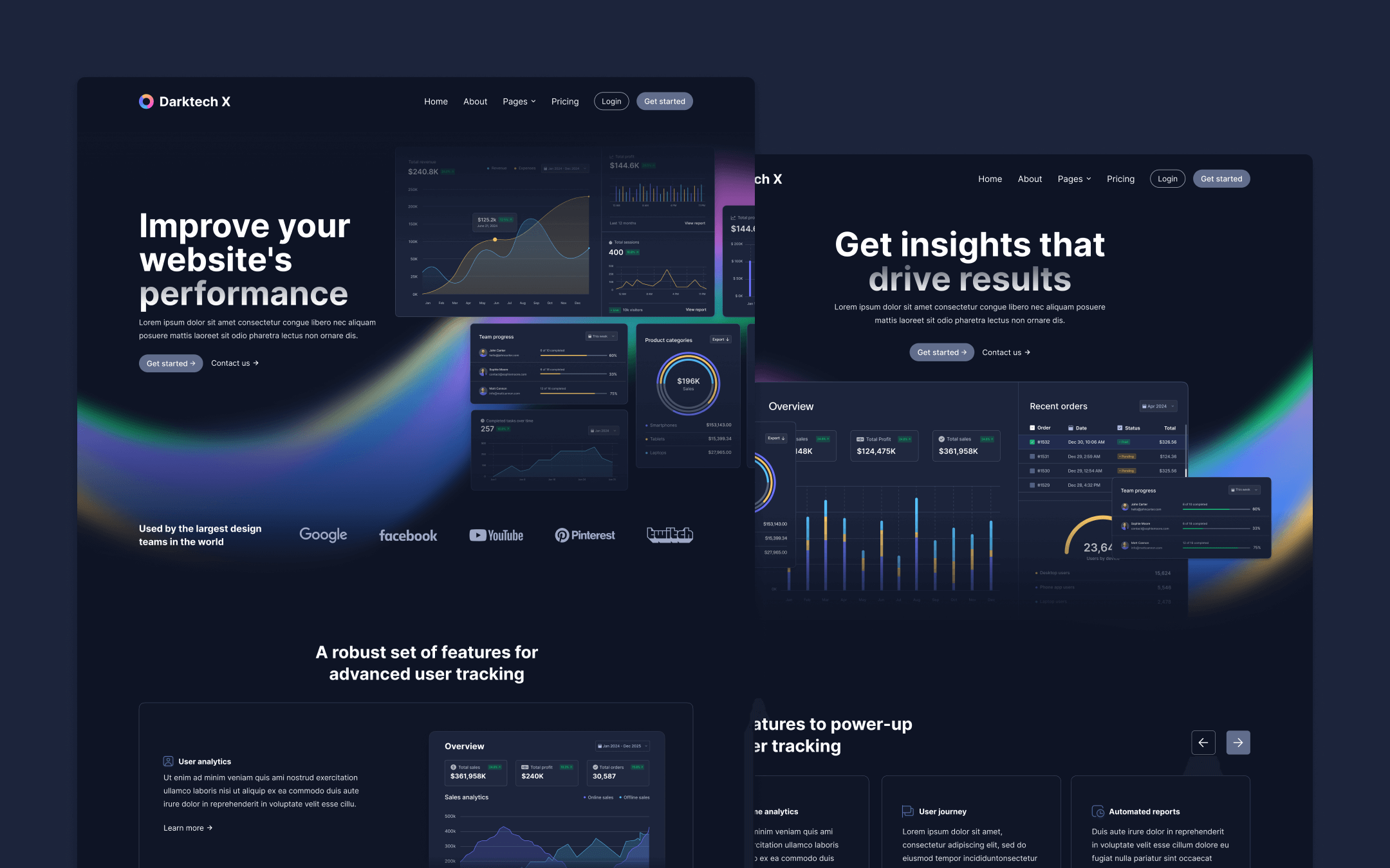 Dark Mode Webflow Template