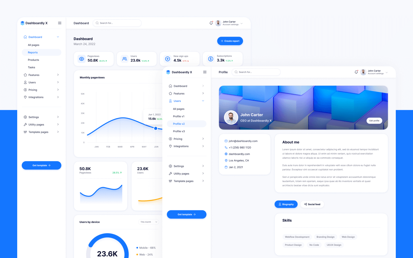 Dashly X Webflow Template