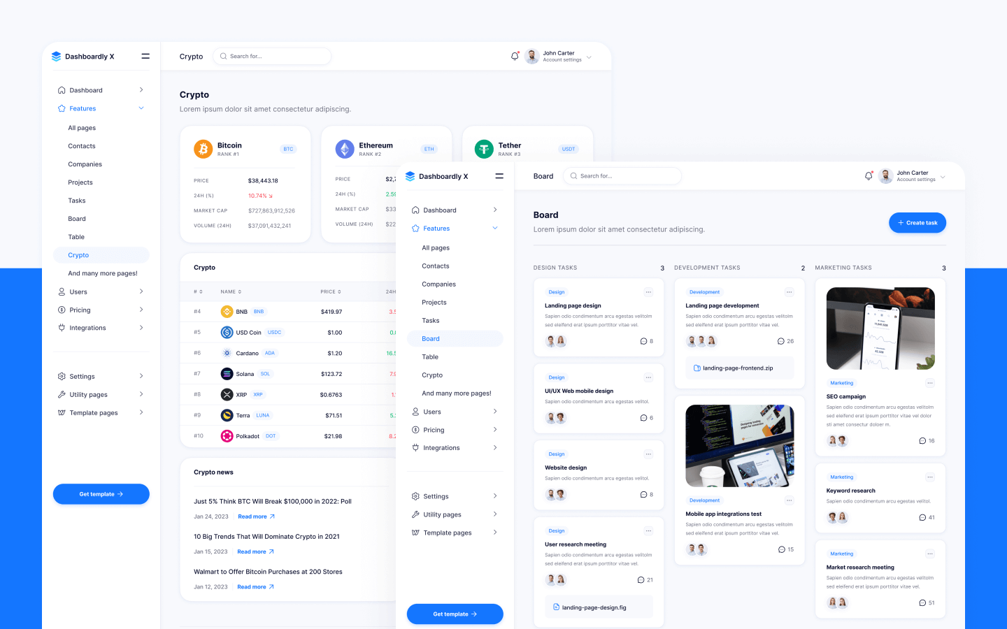 Dashly X Webflow Template