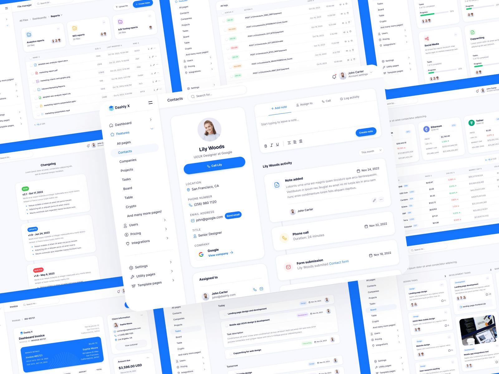 Web App Dashboard Webflow Template