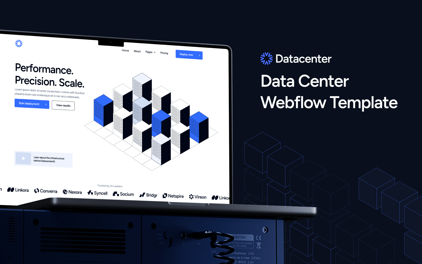 Data Center Webflow Template