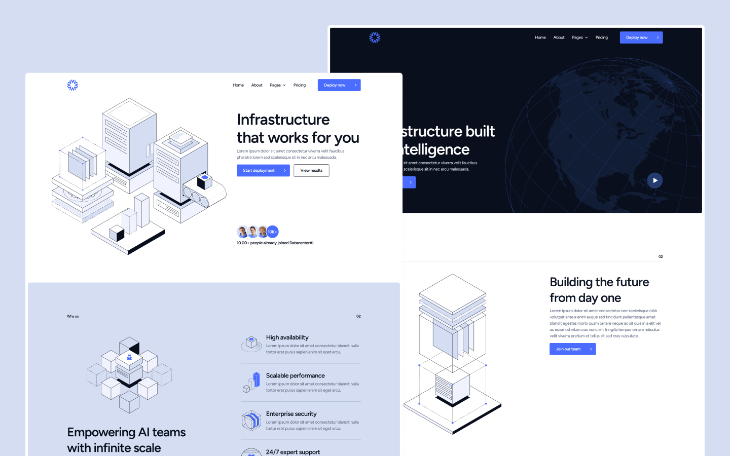 Datacenter Webflow Template