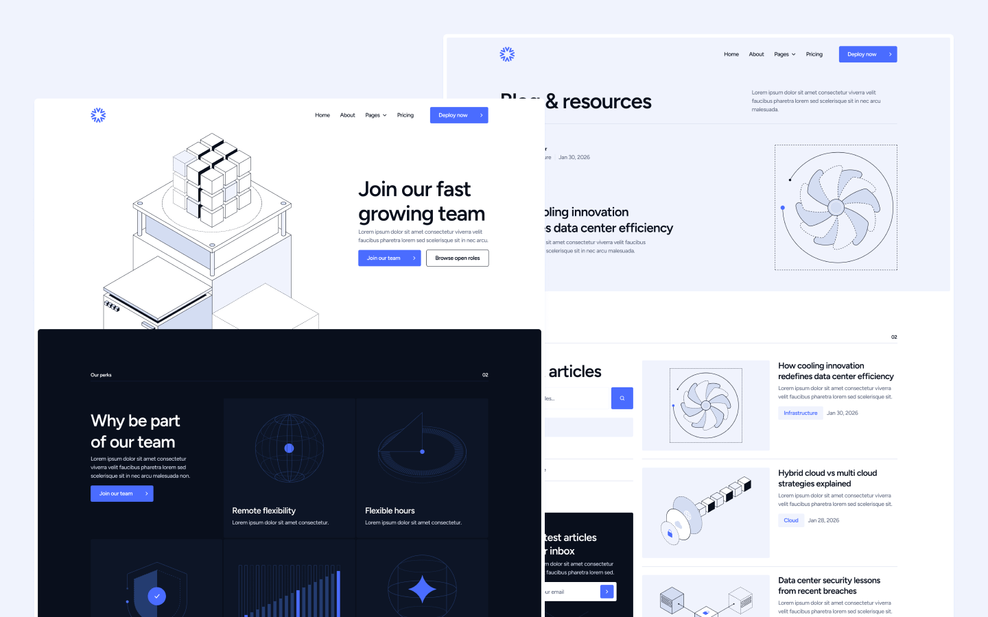 Datacenter Webflow Template