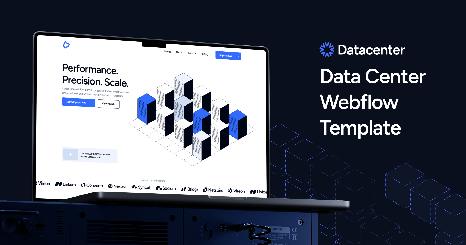 Data Center Webflow Template - Datacenter | BRIX Templates