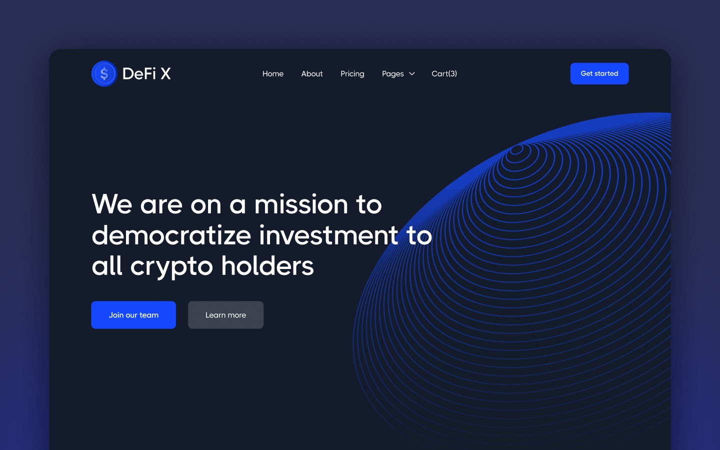 DeFi X Webflow Template