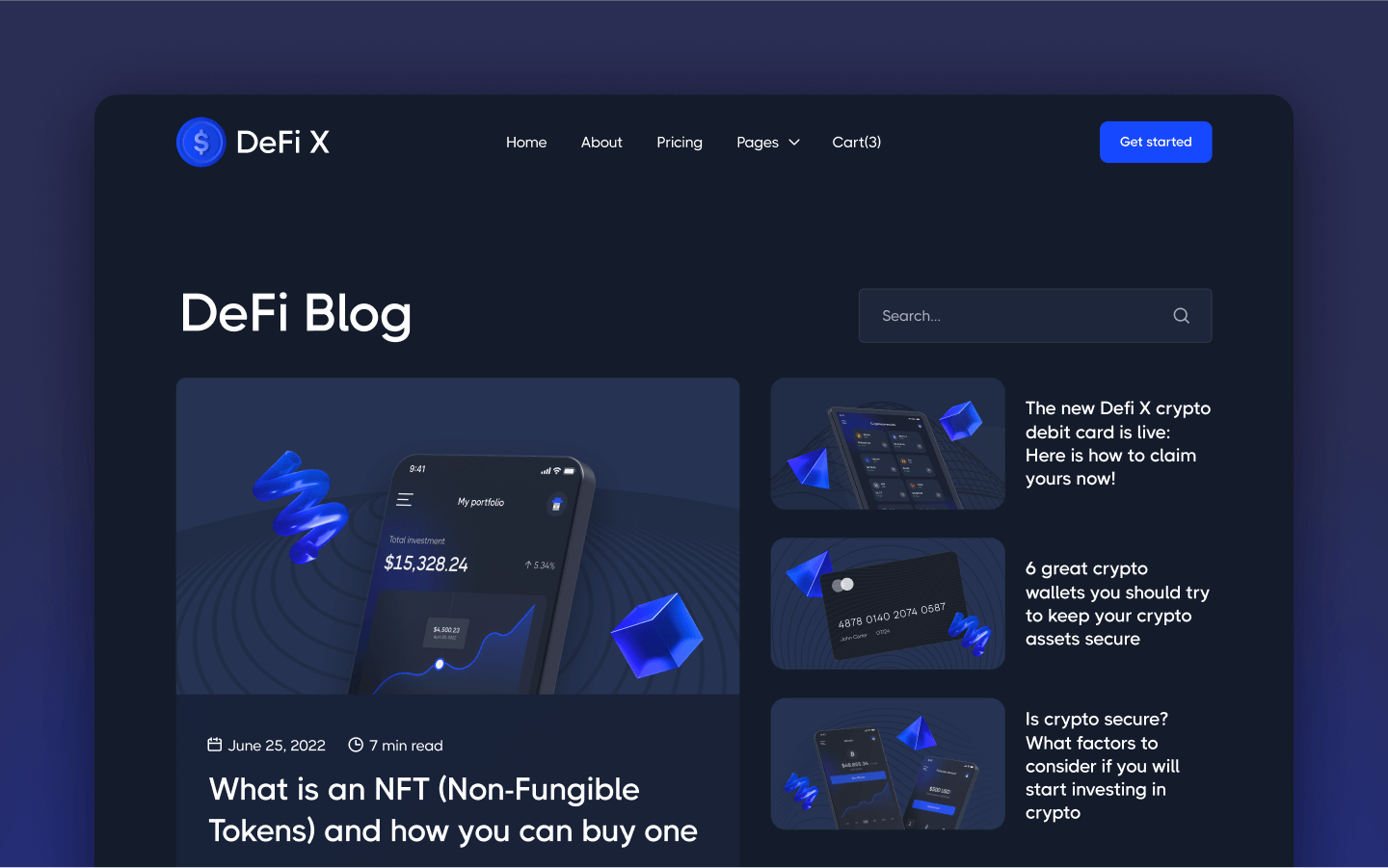 DeFi X Webflow Template
