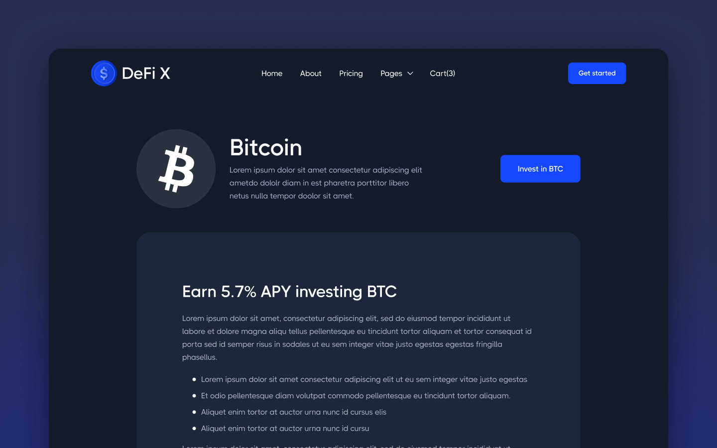 DeFi X Webflow Template