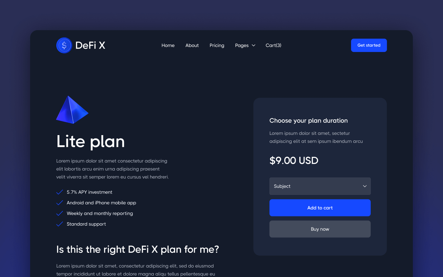 DeFi X Webflow Template
