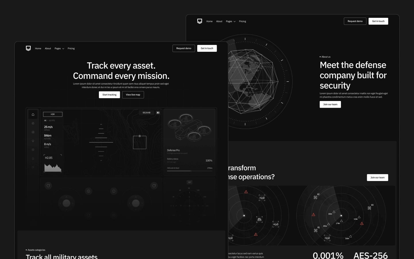 Defenseflow Webflow Template