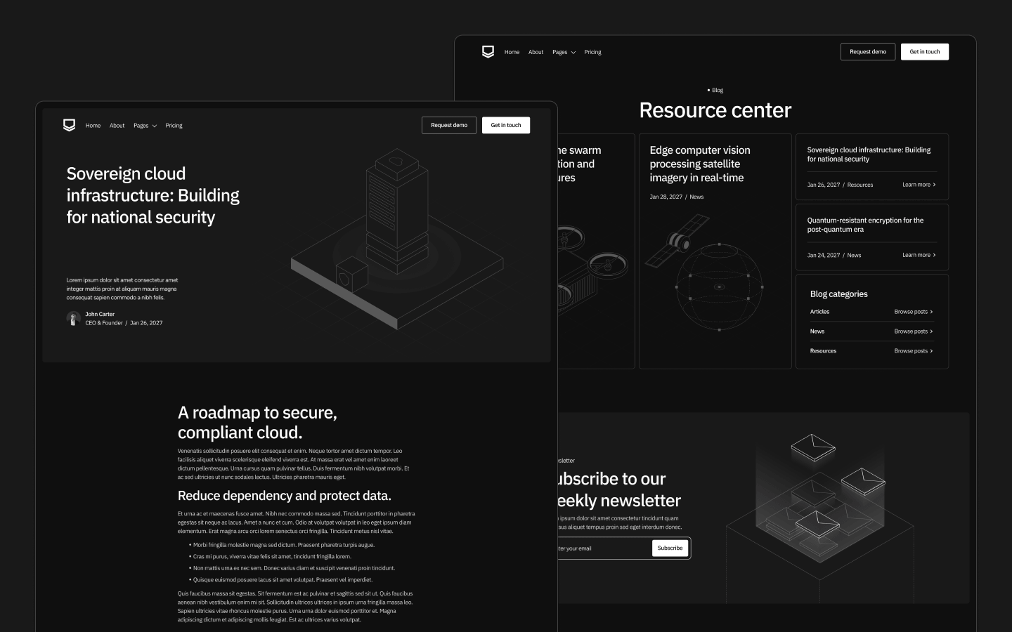 Defenseflow Webflow Template