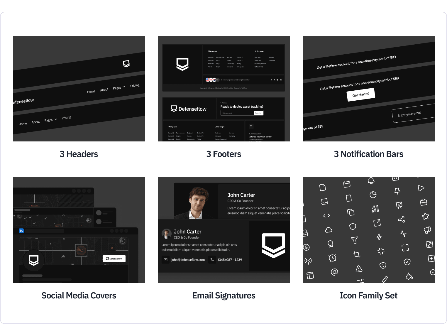 Defenseflow - Defense Platform Webflow Template Benefits