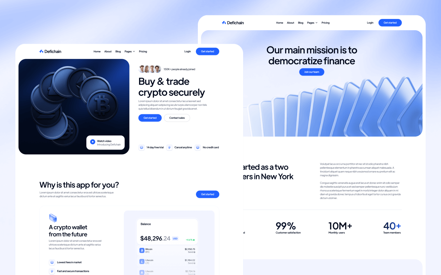 Defichain Webflow Template