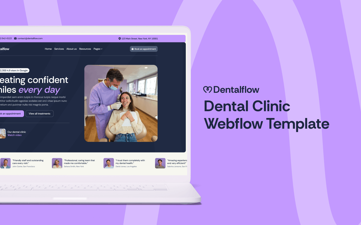 Dental Clinic Webflow Template