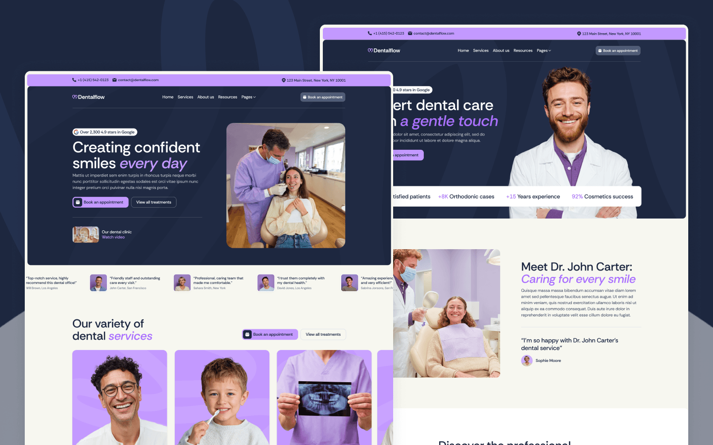 Dentalflow Webflow Template