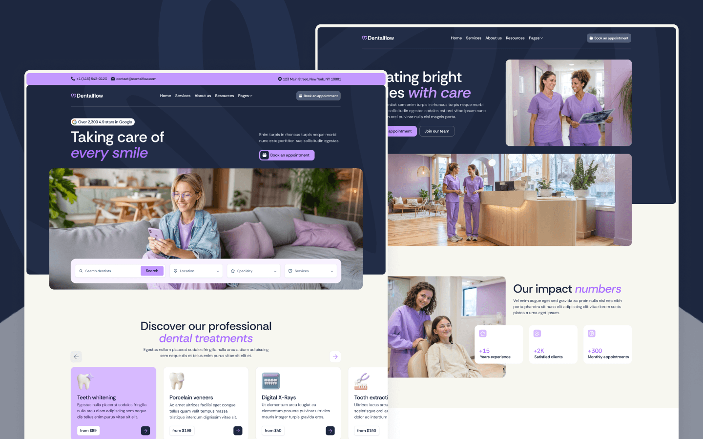 Dentalflow Webflow Template