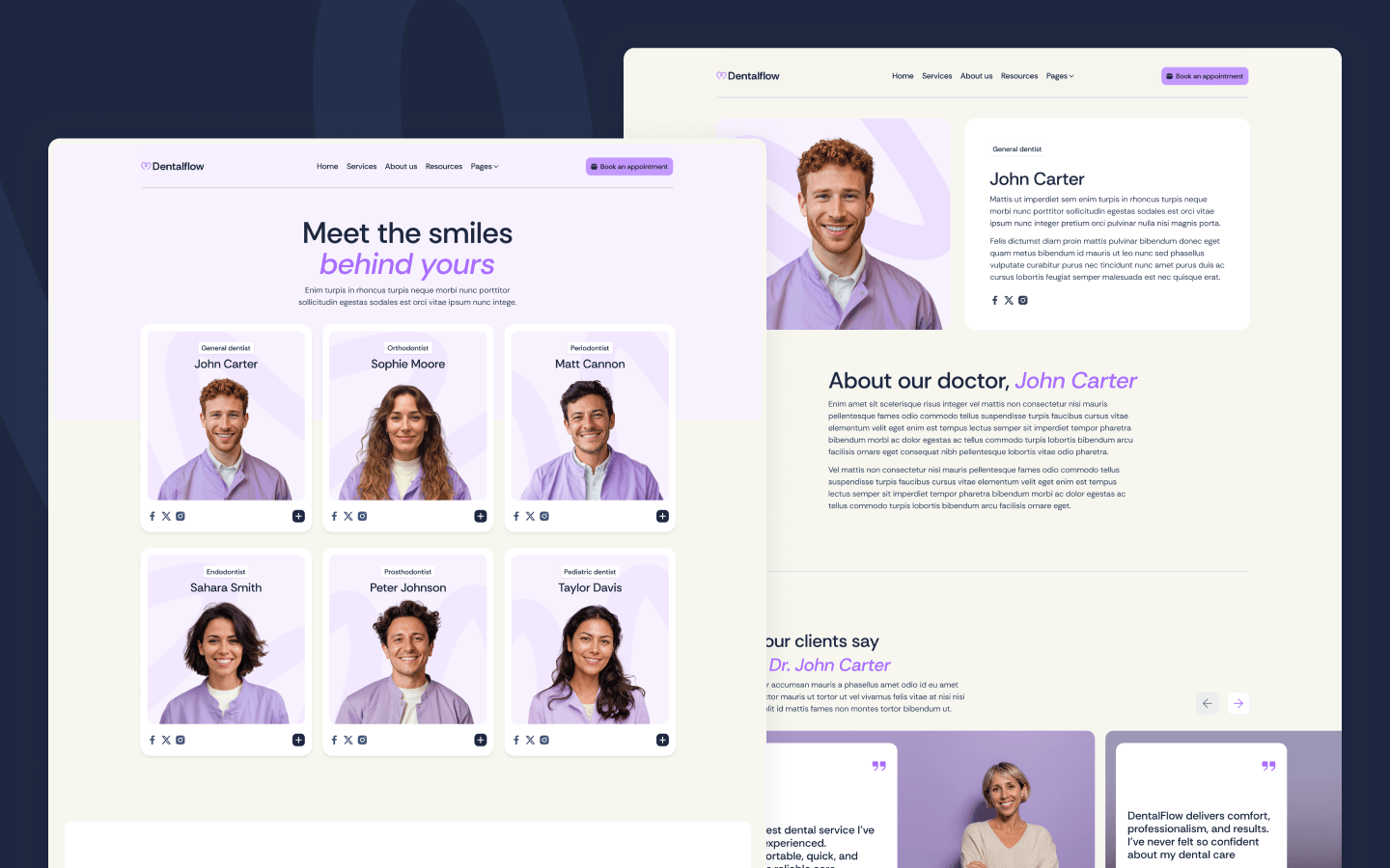 Dentalflow Webflow Template