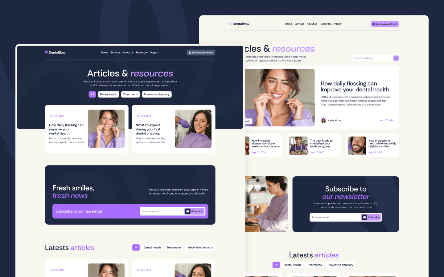 Dentalflow Webflow Template