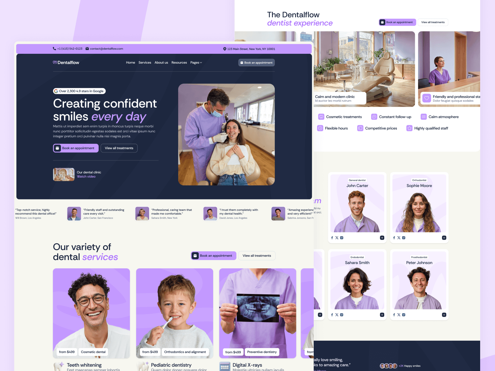 Dental Clinic Webflow Template