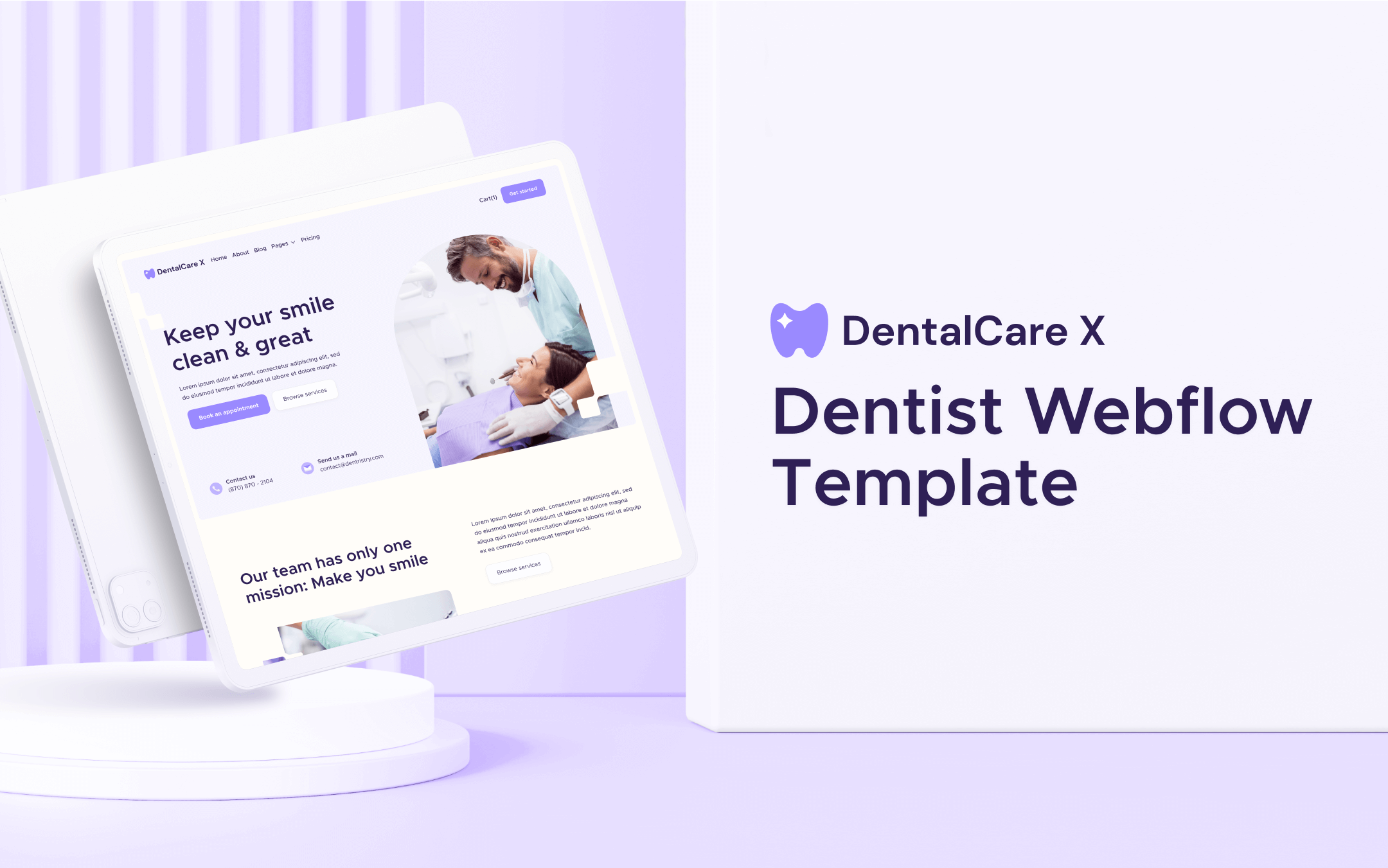 Dental Clinic Webflow Template