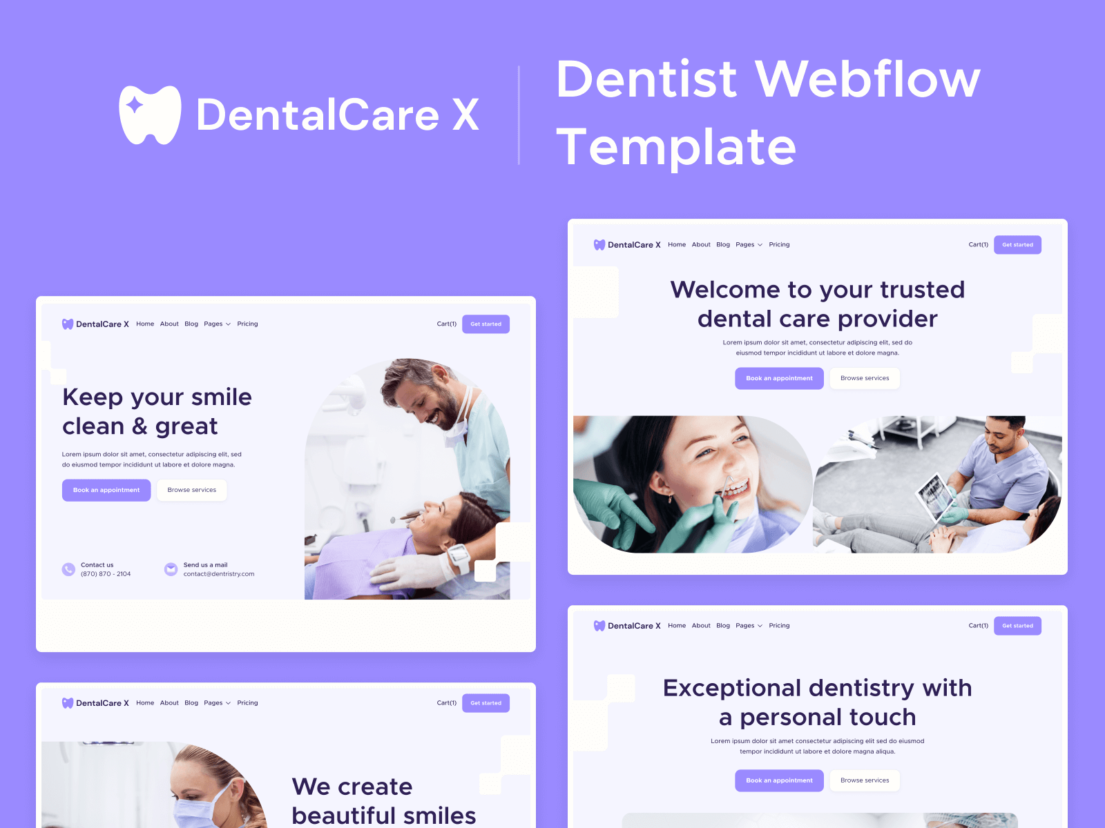 Dentist Webflow Template
