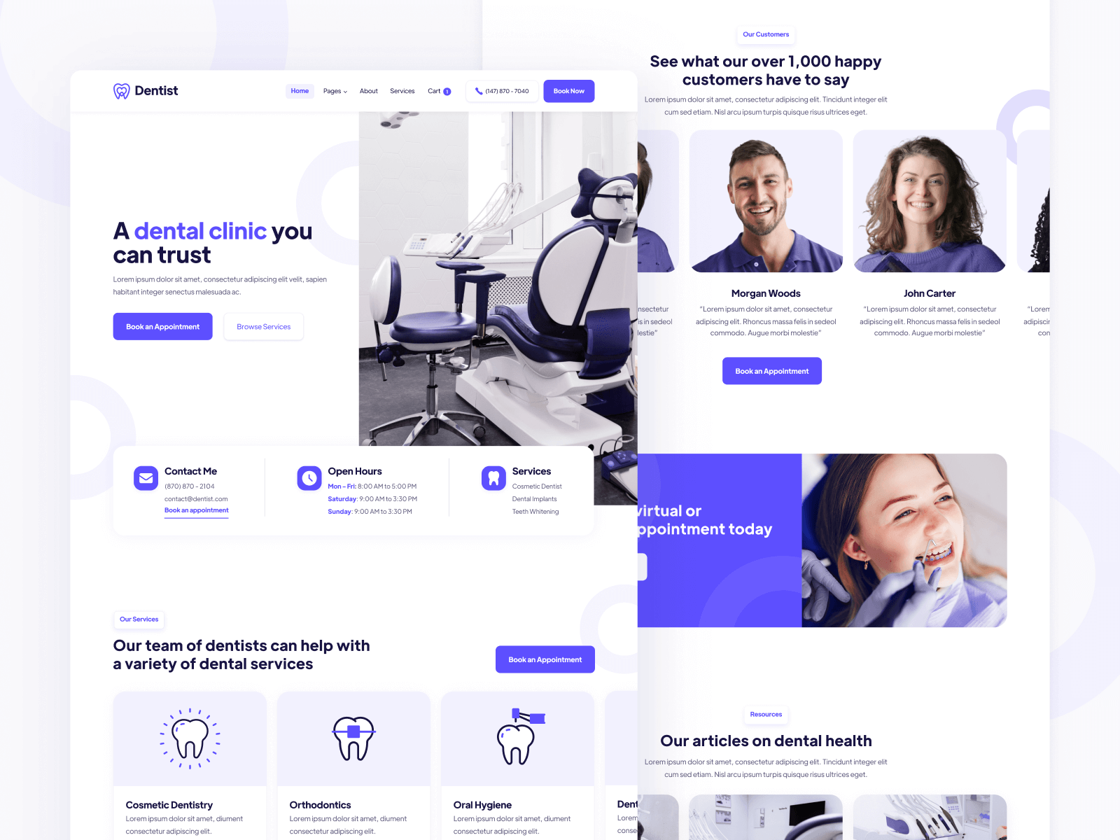 Dentist Webflow Template