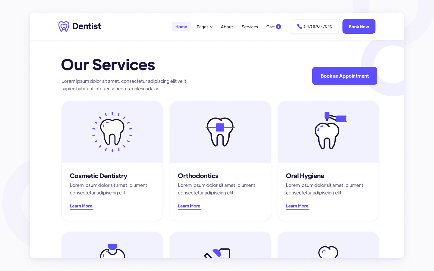 Dentist Webflow Template