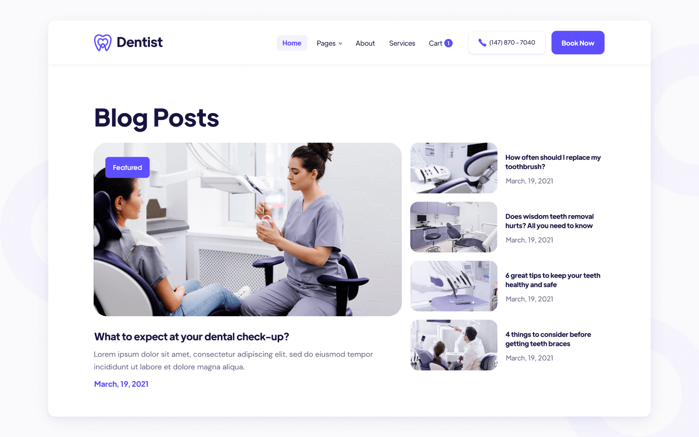 Dentist Webflow Template