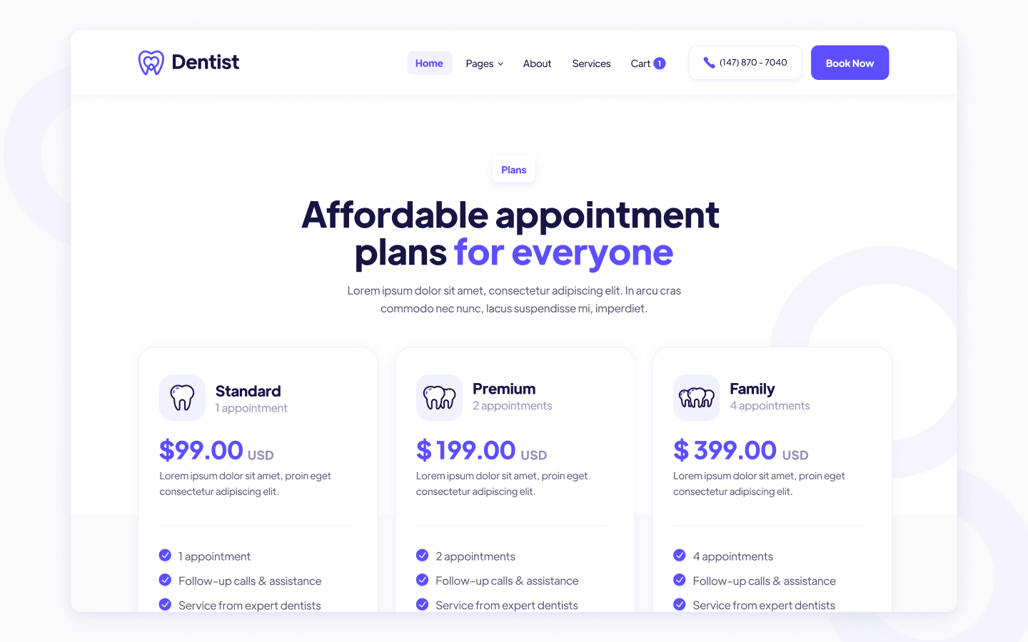 Dentist Webflow Template