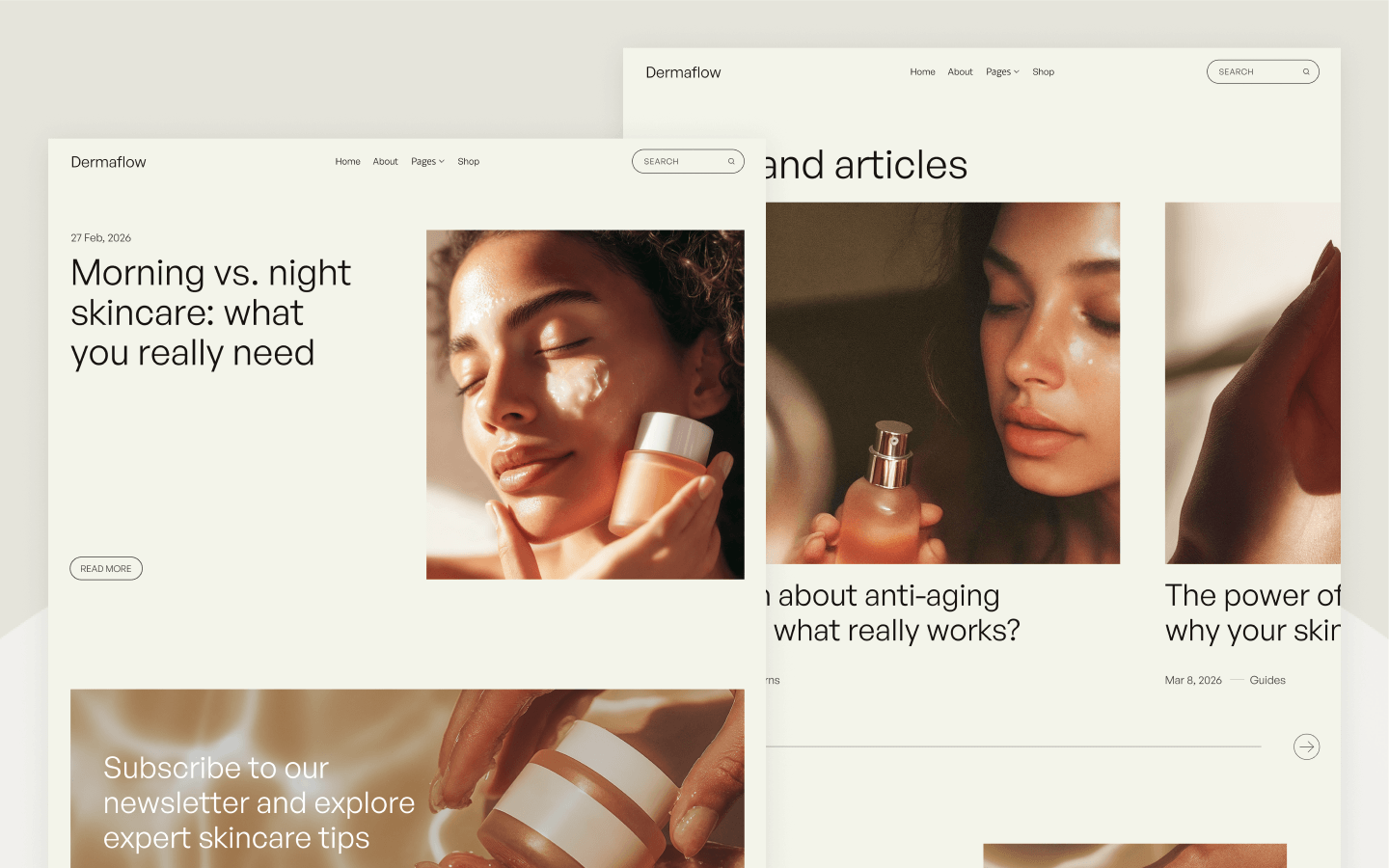 Dermaflow Webflow Template