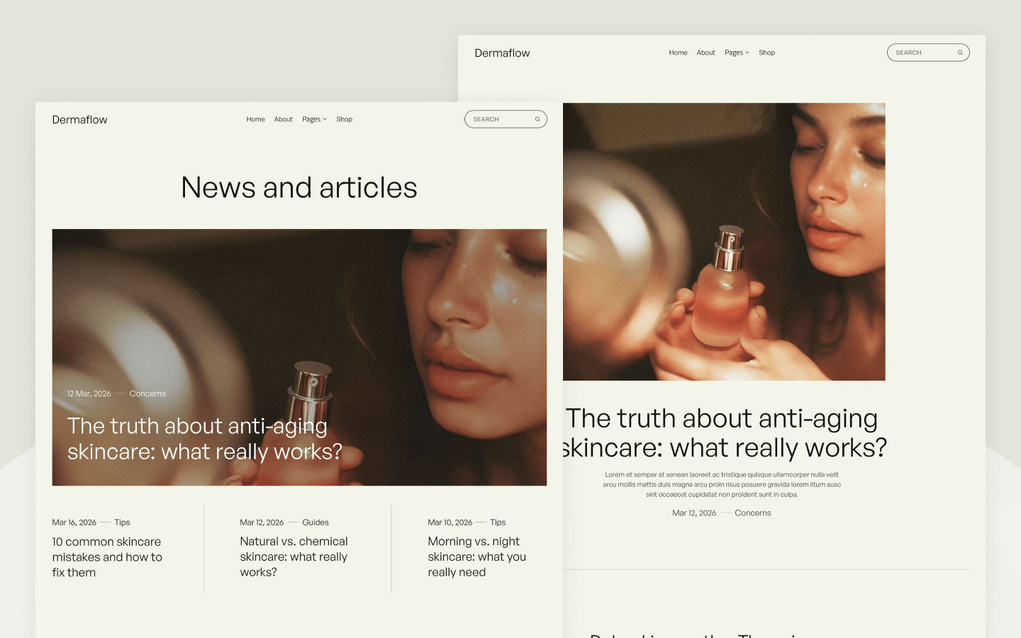 Dermaflow Webflow Template