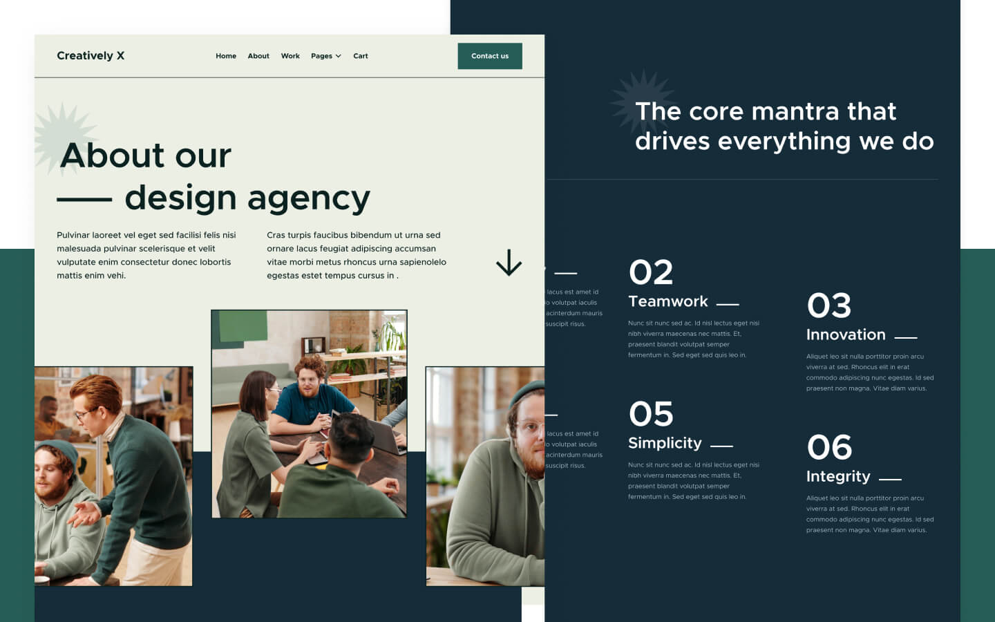 Creatively X Webflow Template