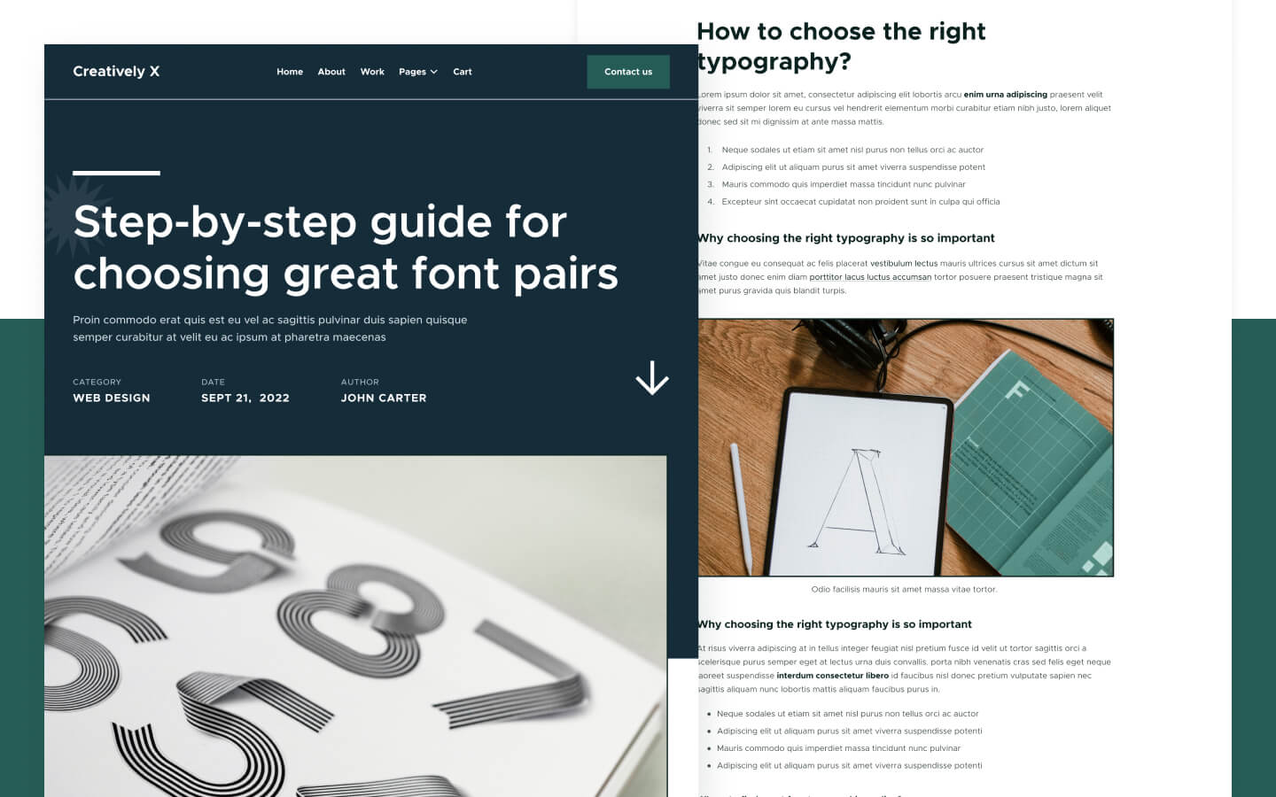 Creatively X Webflow Template
