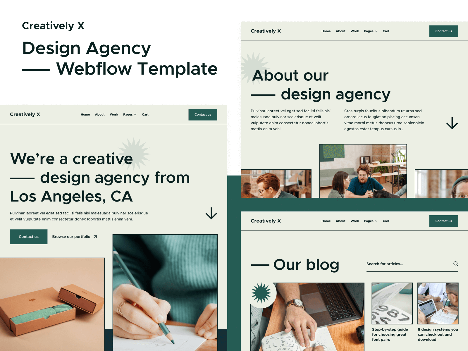 Creative Agency Webflow Template