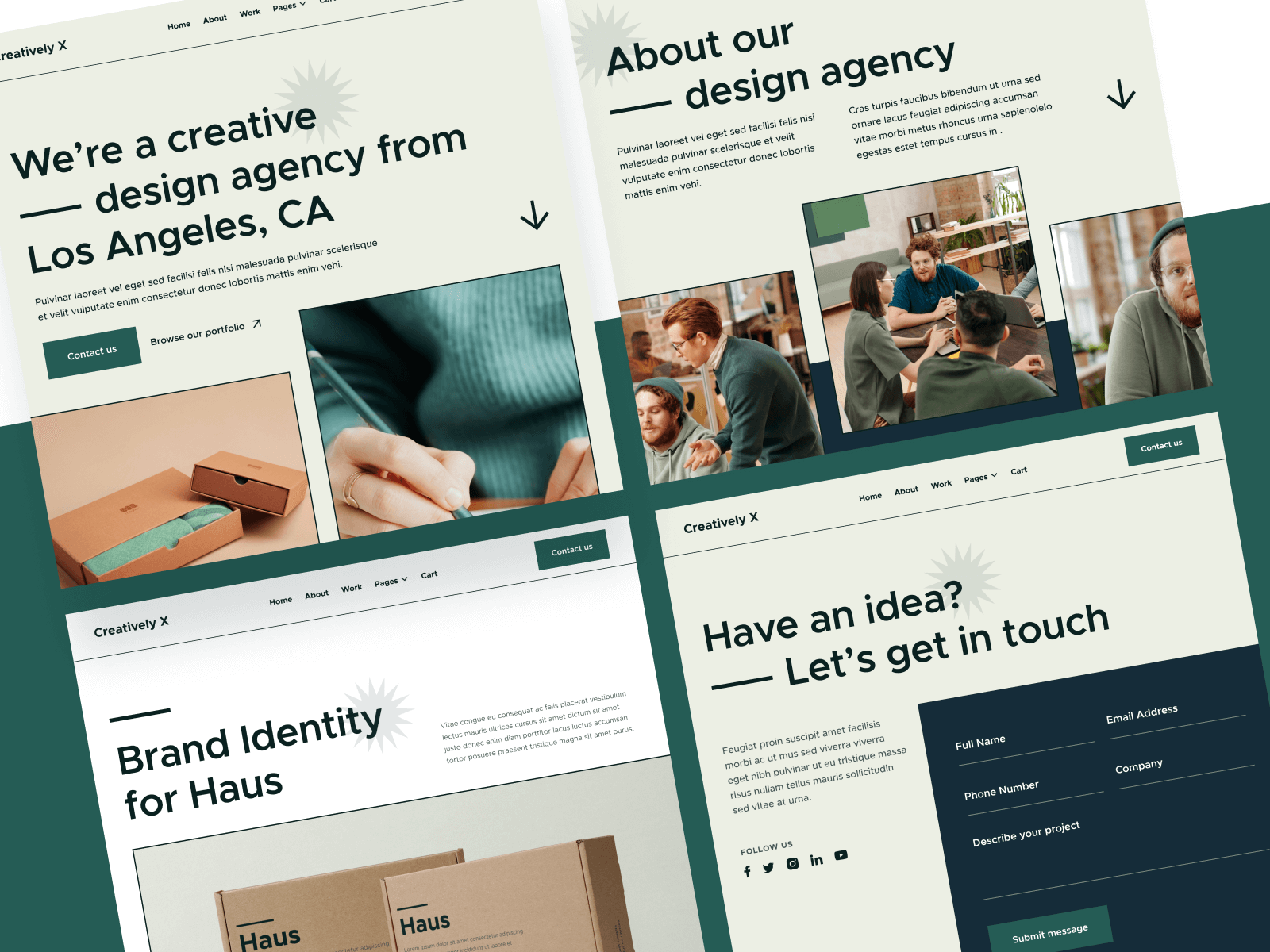 Creative Design Agency Webflow Template