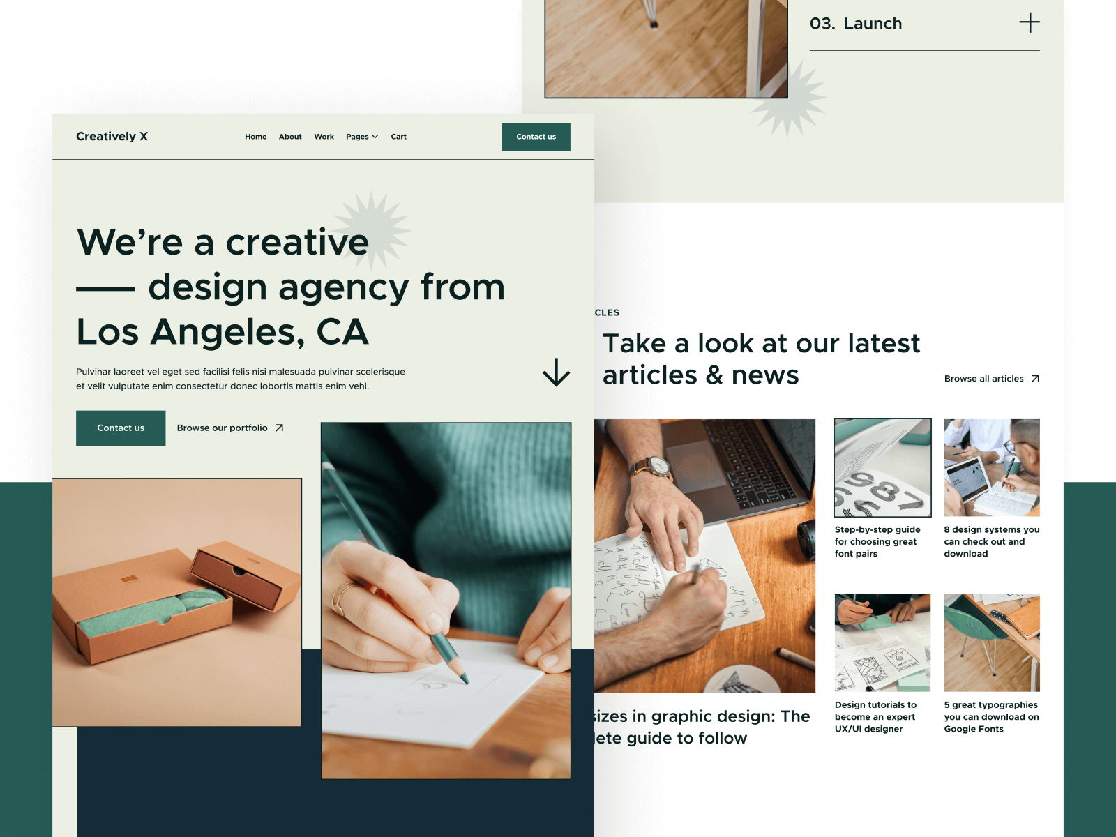 Creative Studio Webflow Template