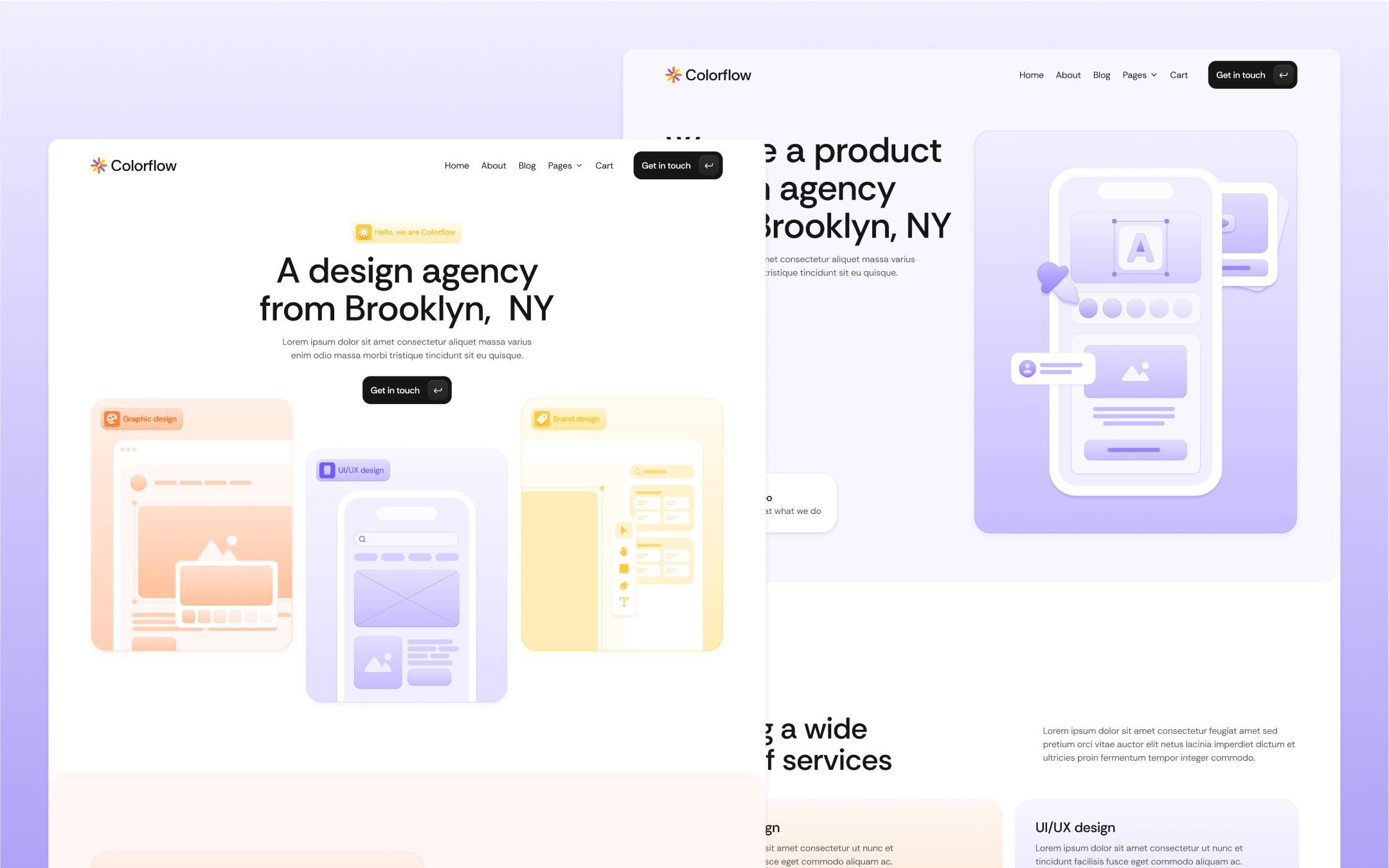 Colorflow Webflow Template