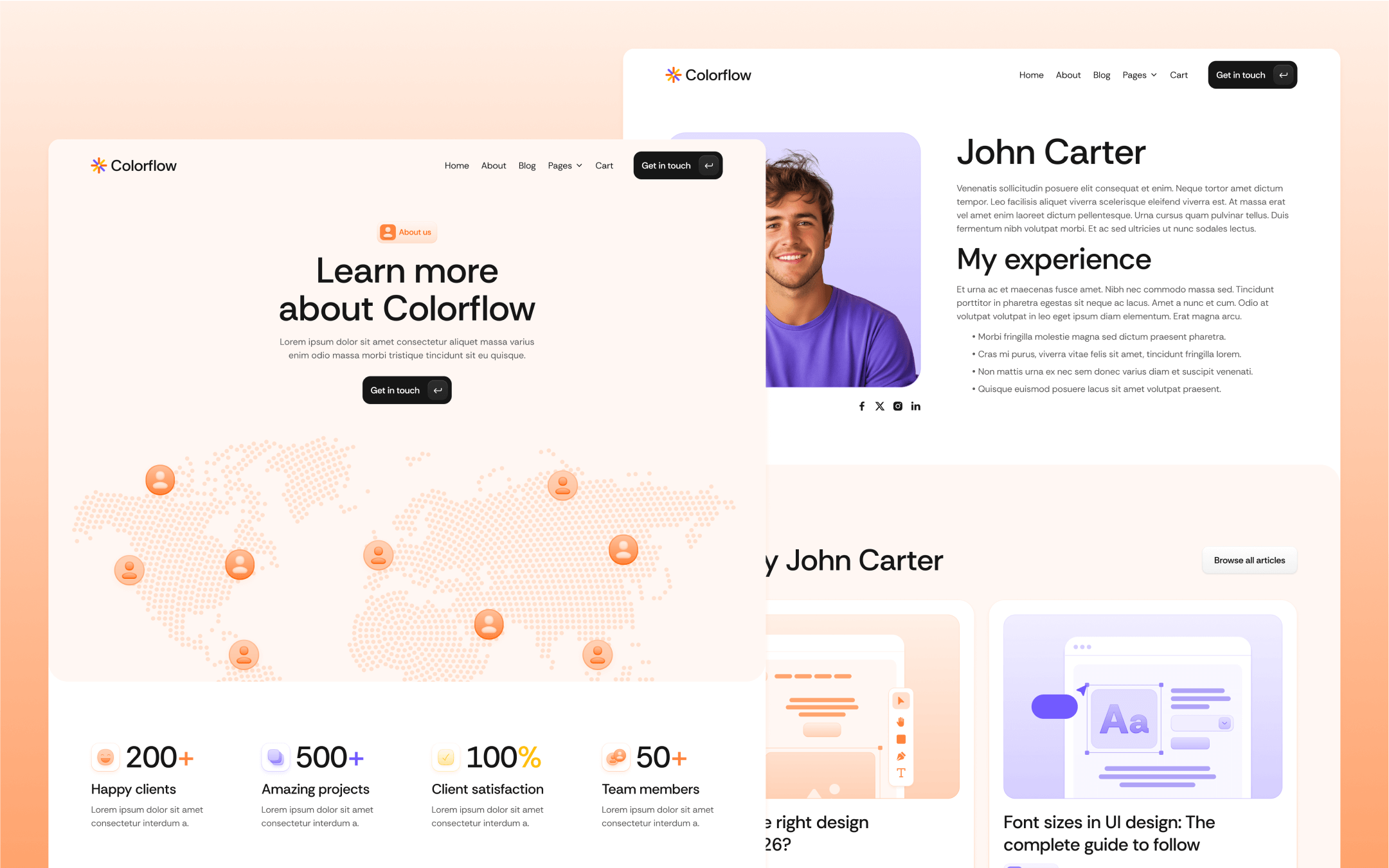 Colorflow Webflow Template