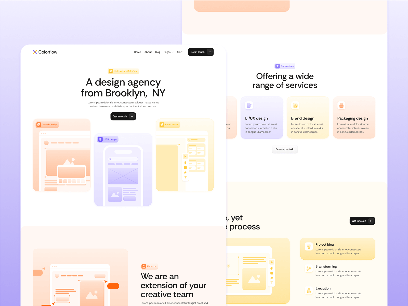 Design Agency Webflow Theme