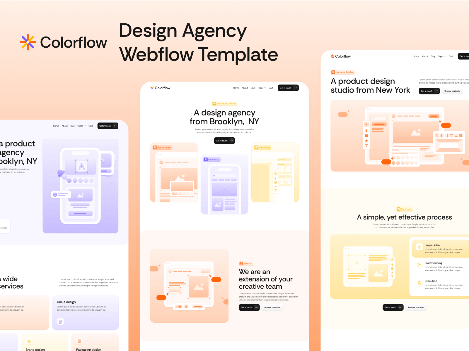 Design Agency Webflow Template