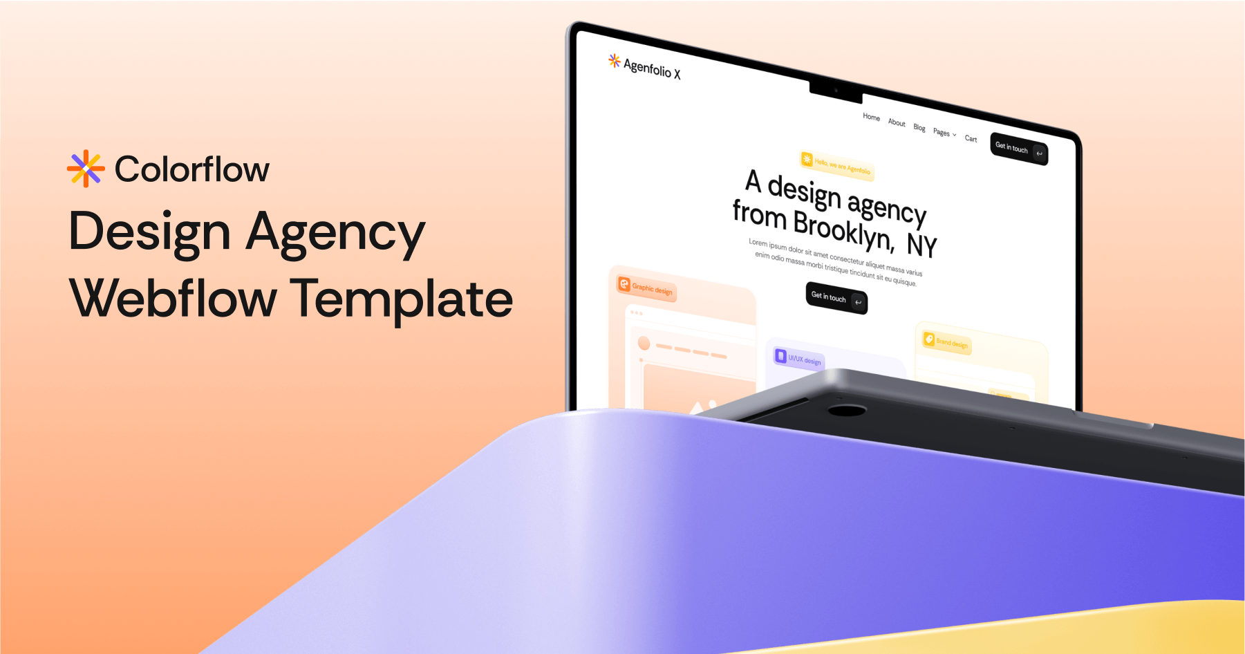 Design Agency Webflow Theme