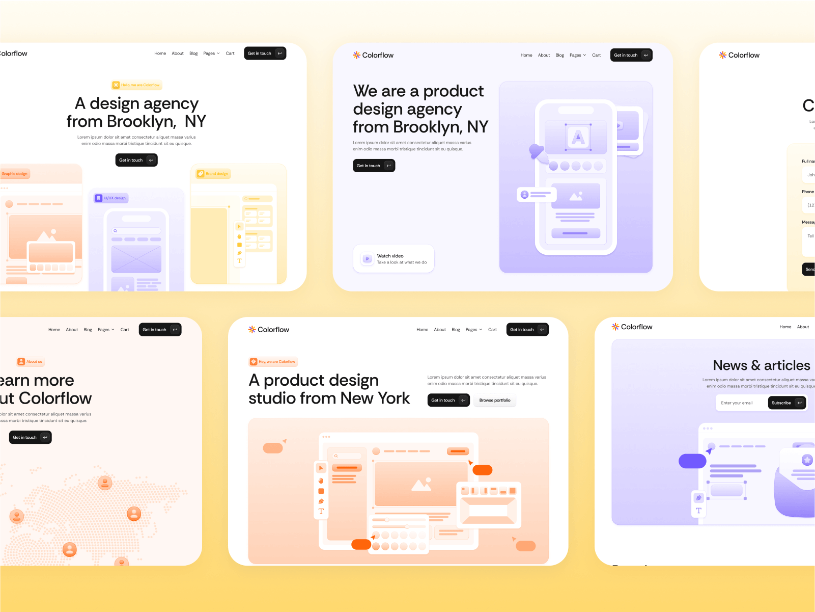 Graphic Design Studio Webflow Template