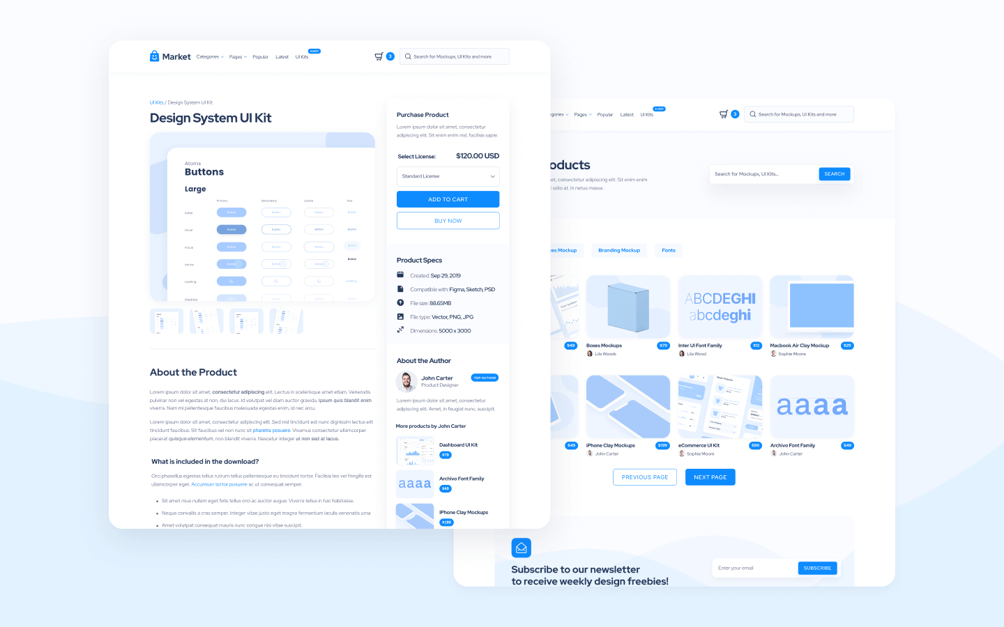 Design Marketplace Webflow Template