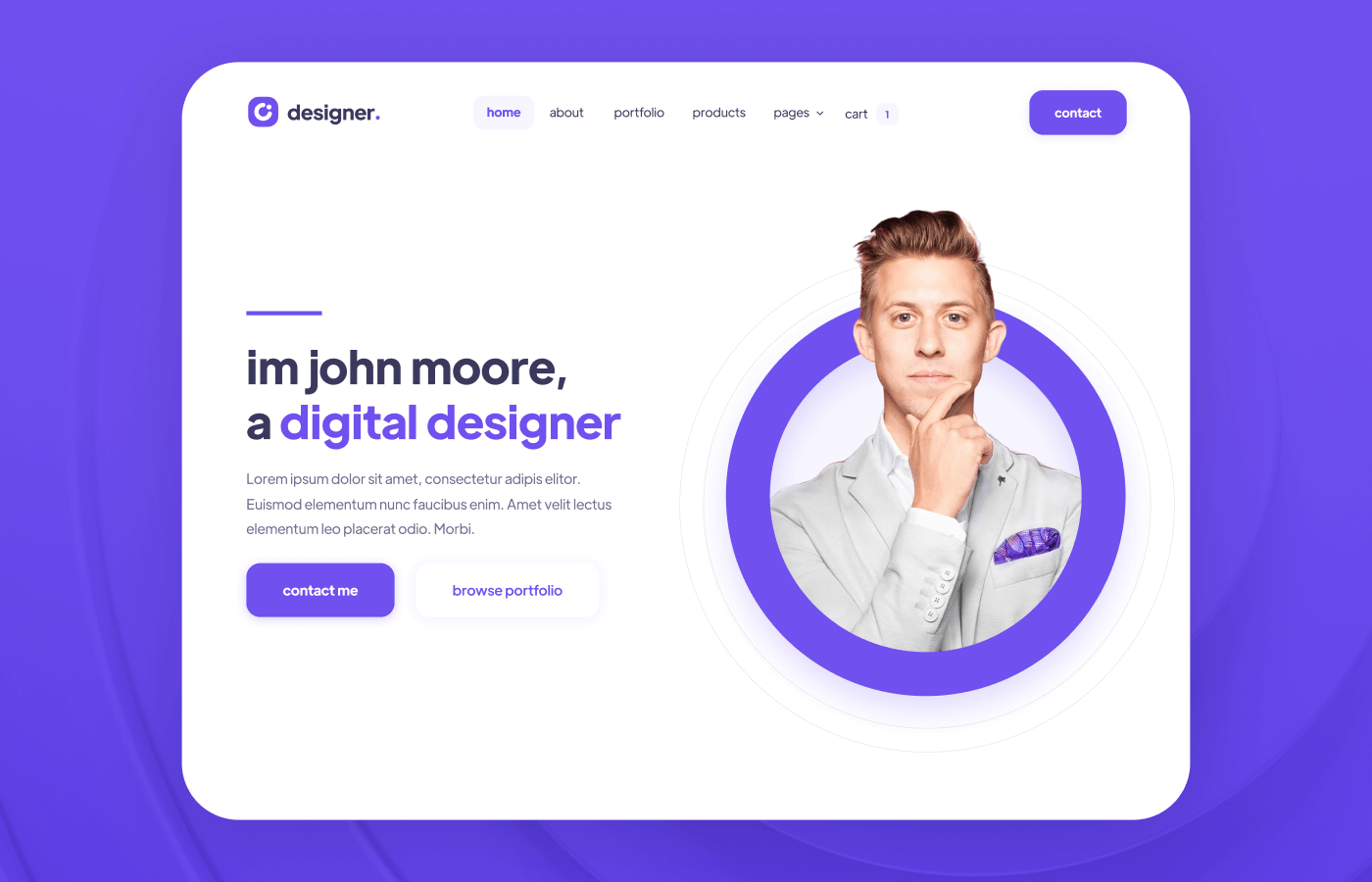 Design Portfolio Webflow Template